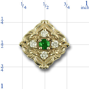 81011 Emerald Bracelet Slide 